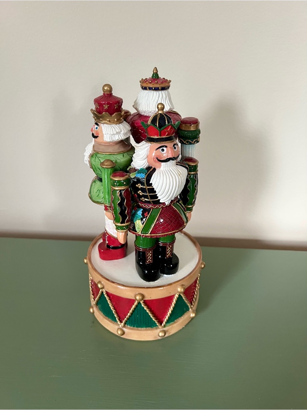 Fitz & Floyd Christmas Nutcracker Suite Music Box Vintage Working Holiday Decor